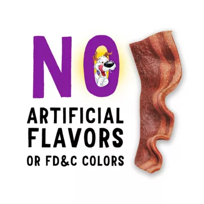 Purina Beggin' Bacon Flavor Real Meat Dog Strip Treats, 40 Oz. - Image 4