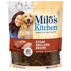 Milo's Kitchen Grillers Beef Flavor Dog Treats, 18 Oz.