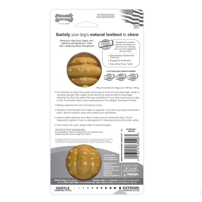 Nylabone Power Chew Barbell Dog Toy, M/L, NBC903P - Image 2