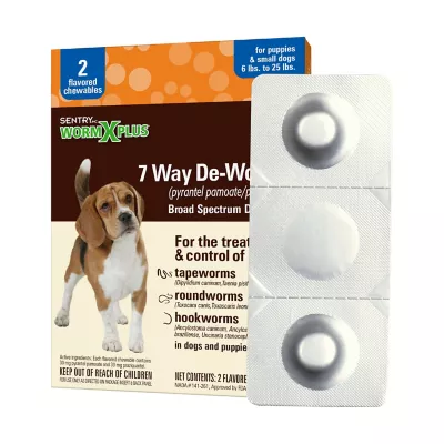 Sentry 7-Way Dewormer Treats For Small Dogs, 2 Ct. - Image 3