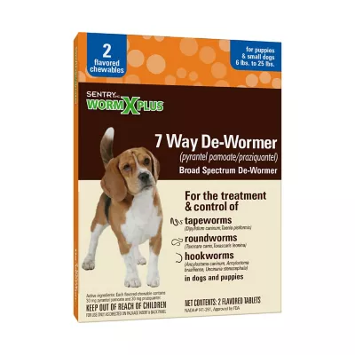Sentry 7-Way Dewormer Treats For Small Dogs, 2 Ct. - Image 4