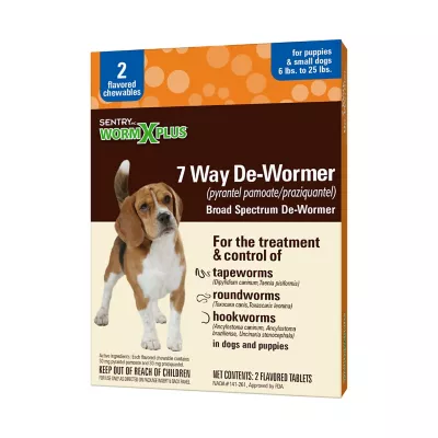 Sentry 7-Way Dewormer Treats For Small Dogs, 2 Ct. - Image 5