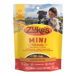 Zuke's Natural Mini Chicken Flavor Dog Biscuit Treats, 16 Oz.