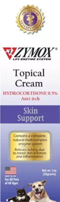Zymox 0.5% Hydrocortisone Topical Cream For All Animals, 1 Oz.