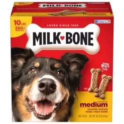 Milk Bone Original Dog Biscuit Treats For Medium Dogs, 10 Lb.