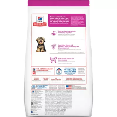 Hill's Science Diet Extra Small/Small Breed Adult Chicken Recipe Dry Dog Food - Image 3