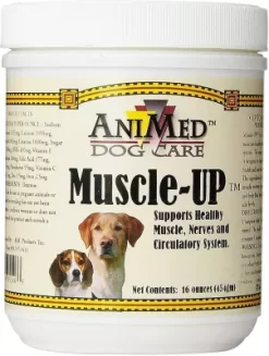 AniMed Muscle-Up Dog Supplement Powder, 16 Oz.