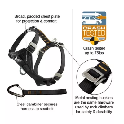Kurgo Tru-Fit Enhanced Strength Dog Harness - Crash Tested Car Safety Harness For Dogs - Image 2