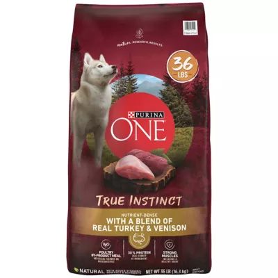 Purina ONE True Instinct Adult Natural Turkey And Venison Recipe Dry Dog Food