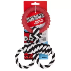 Dogzilla Rope 'N Ring Tug Dog Toy