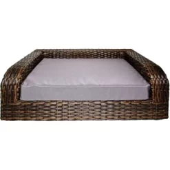Iconic Pet Rattan Indoor/Outdoor Pet Sofa Bed