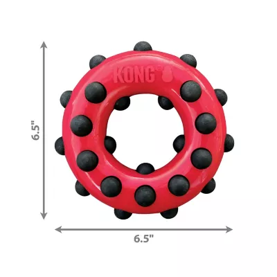 KONG Dotz Circle Dog Toy, Large - Image 3