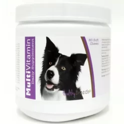 Healthy Breeds Multi-Vitamin Soft Chew Dog Supplement For Border Collies, 60 Ct.