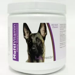 Healthy Breeds Multi-Vitamin Soft Chew Dog Supplement For Belgian Malinois, 60 Ct.