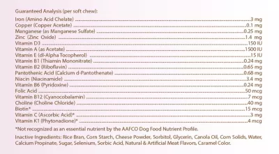 Healthy Breeds Multi-Vitamin Soft Chew Dog Supplement For Bullmastiffs, 60 Ct. - Image 3