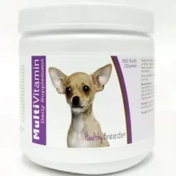 Healthy Breeds Multi-Vitamin Soft Chew Dog Supplement For Chihuahuas, 60 Ct.