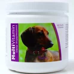 Healthy Breeds Multi-Vitamin Soft Chew Dog Supplement For Brown Dachshunds, 60 Ct.