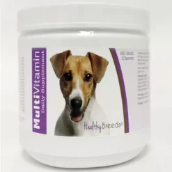 Healthy Breeds Multi-Vitamin Soft Chew Dog Supplement For Jack Russell Terriers, 60 Ct.