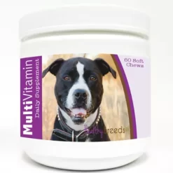 Healthy Breeds Multi-Vitamin Soft Chew Dog Supplement For Pit Bulls, 60 Ct.