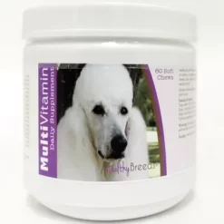 Healthy Breeds Multi-Vitamin Soft Chew Dog Supplement For White Poodles, 60 Ct.