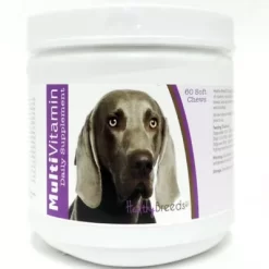 Healthy Breeds Multi-Vitamin Soft Chew Dog Supplement For Weimaraners, 60 Ct.