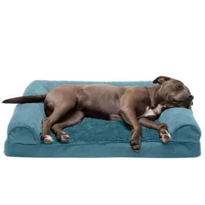 FurHaven Plush And Suede Orthopedic Sofa Dog Bed