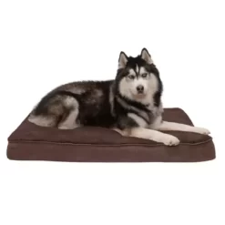 FurHaven Terry And Suede Deluxe Orthopedic Mattress Pet Bed