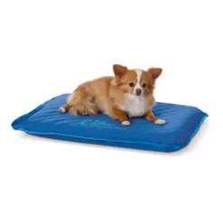 K&H Pet Products Coolin Comfort Small Elevated Dog Bed, Blue, 17 In. X 24 In.