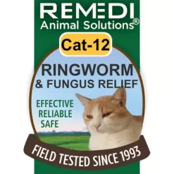 Remedi Animal Solutions Ringworm & Fungus Relief Spritz For Cats, 1 Oz.