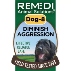 Remedi Animal Solutions Aggression Relief Spritz Calming Supplement For Dogs, 1 Oz.