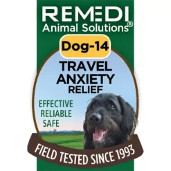 Remedi Animal Solutions Travel Anxiety Relief Lavender Spritz Calming Supplement For Dogs, 1 Oz.