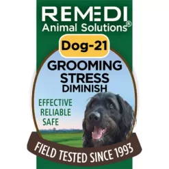 Remedi Animal Solutions Grooming Stress Diminish Spritz Calming Supplement For Dogs, 1 Oz.
