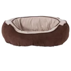 Precision Pet Products SnooZZy Chevron Gusset Daydreamer Dog Bed, Chocolate, 26 In. X 22 In.