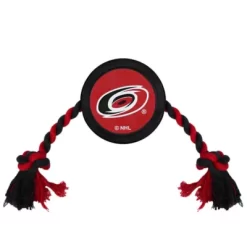 Pets First Carolina Hurricanes Hockey Puck Dog Toy