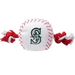 Pets First Seattle Mariners Nylon Baseball Rope Dog Toy