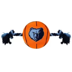 Pets First Memphis Grizzlies Nylon Basketball Rope Dog Toy