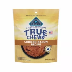 True Chews Blue Buffalo True Chews Premium Natural Dog Treats, Chicken And Bacon 12 Oz. Bag