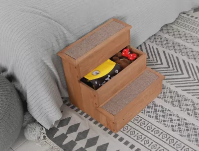 Zoovilla Yorkshire Pet Step With Storage - Image 4