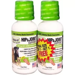 Liquid-Vet K9 Bacon Flavor Hip And Joint Supplement For Dogs, 8 Oz., 2 Ct.