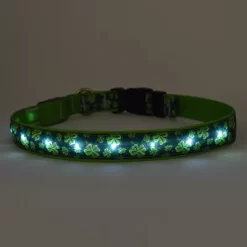 Yellow Dog Design Four Leaf Clover LED Dog Collar