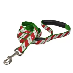 Yellow Dog Design Peppermint Stick Kelly LED Dog Lead