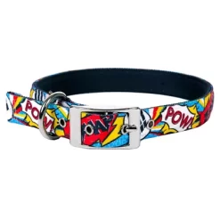 Yellow Dog Design Comic Print Uptown Dog Collar