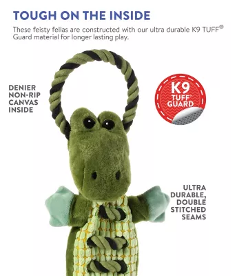 Charming Pet Ropes-A-Go-Go Dog Toy, Gator - Image 4