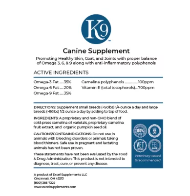 Excel Anti-Inflammatory K9 Hip And Joint Supplement For Dogs, 16 Oz. - Image 2