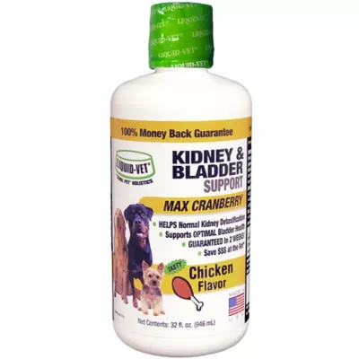 Liquid-Vet K9 Kidney And Bladder Support Chicken Flavor Formula, 32 Oz.
