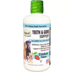 Liquid-Vet K9 Teeth And Gums Support Chicken Flavor Formula, 32 Oz.