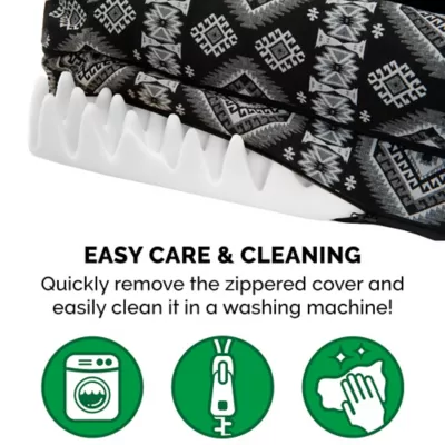 FurHaven Southwest Kilim Orthopedic Deluxe L-Chaise Dog Bed - Image 8