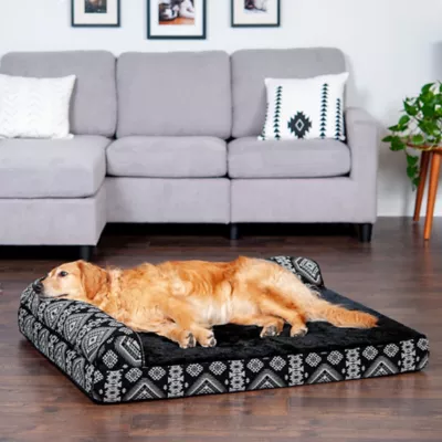 FurHaven Southwest Kilim Orthopedic Deluxe L-Chaise Dog Bed - Image 10