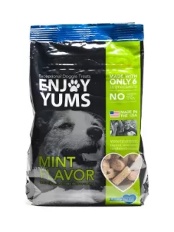 Enjoy Yums Mint Flavor Dog Biscuit Treats, 1 Lb.