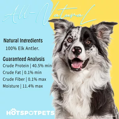 Hotspot Pets All Natural Small Split Elk Dog Chew Treats, 2 Ct. - Image 6